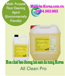 Chất bảo dưỡng lau sàn đa năng All Clean Pro S